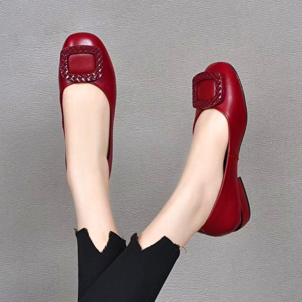 Zapatos de cuero suave con sue - Womens Heels reseña y precio