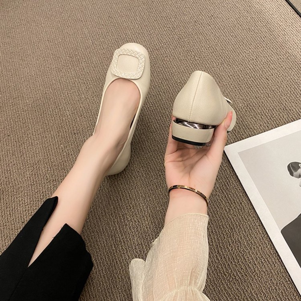 Zapatos de cuero suave con sue - Womens Heels reseña y precio