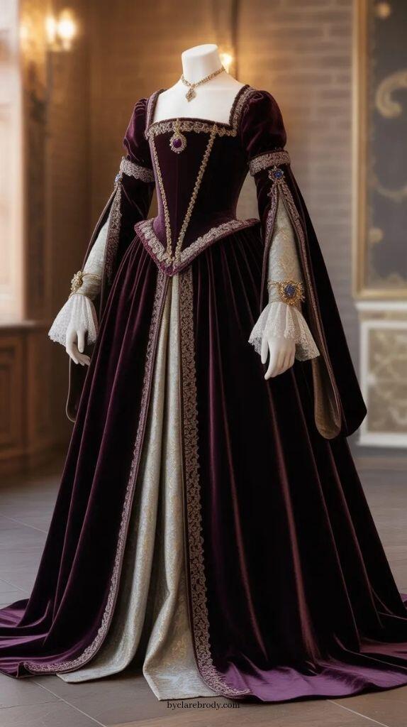 Vestido de fiesta morado de du - Evening Gown reseña y precio