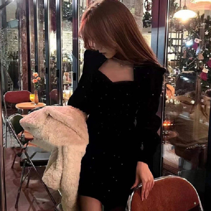 Vestido de terciopelo brillant - Women'S Red Formal Wear reseña y precio